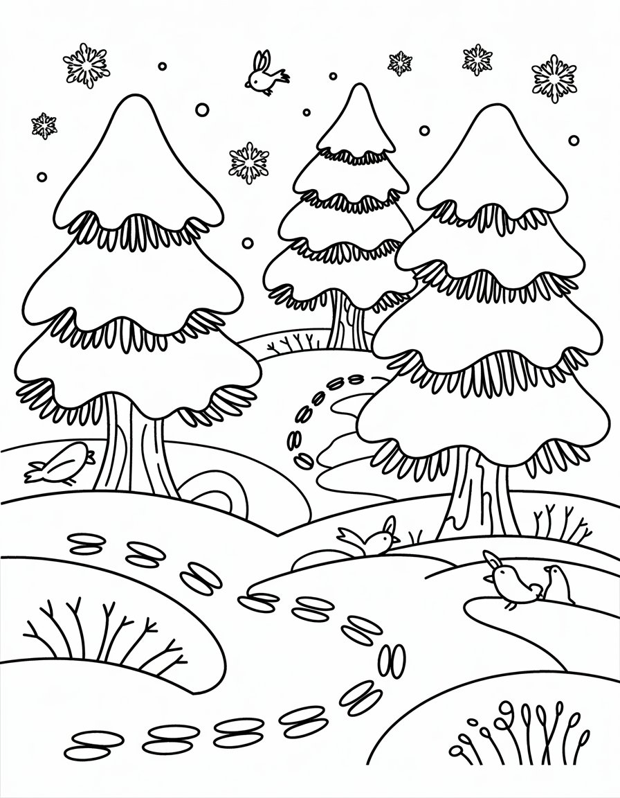 Winter Forest Wonderland